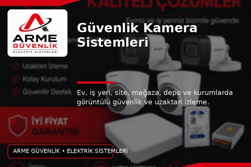 Güvenlik Kamera Sistemi Seçerken Nelere Dikkat Edilmeli?