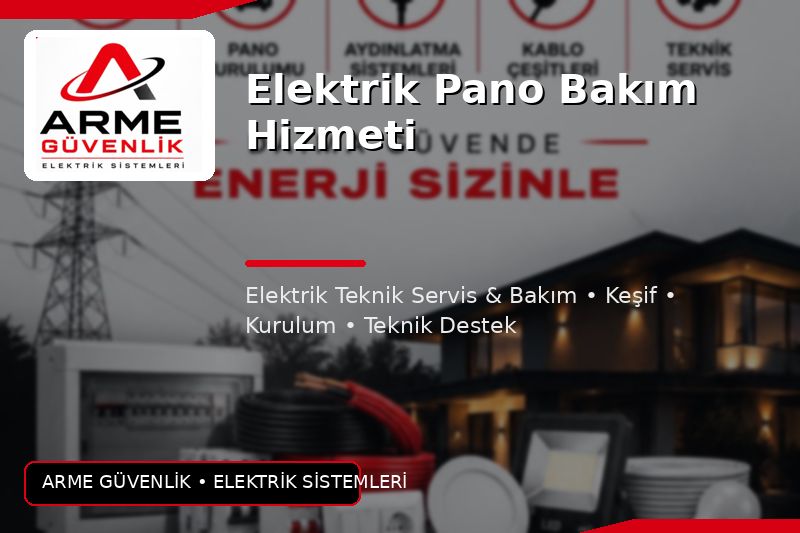 Elektrik Pano Bakım Hizmeti