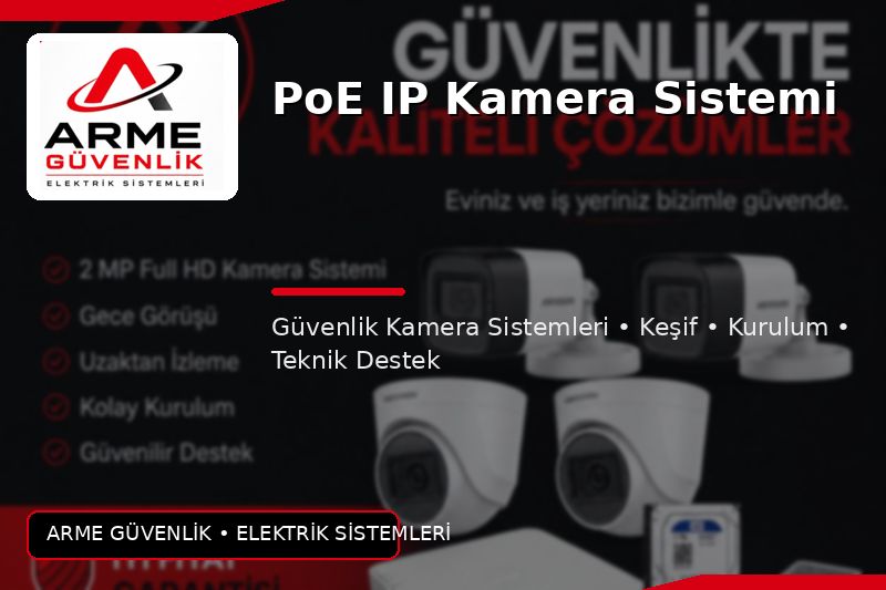 PoE IP Kamera Sistemi