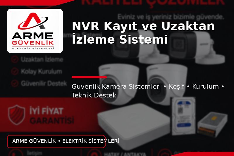 NVR Kayıt ve Uzaktan İzleme Sistemi