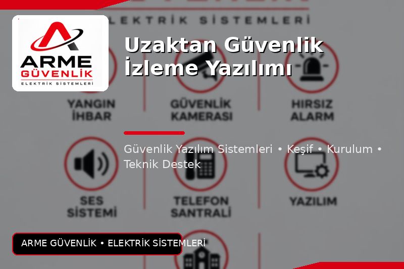 Uzaktan Güvenlik İzleme Yazılımı