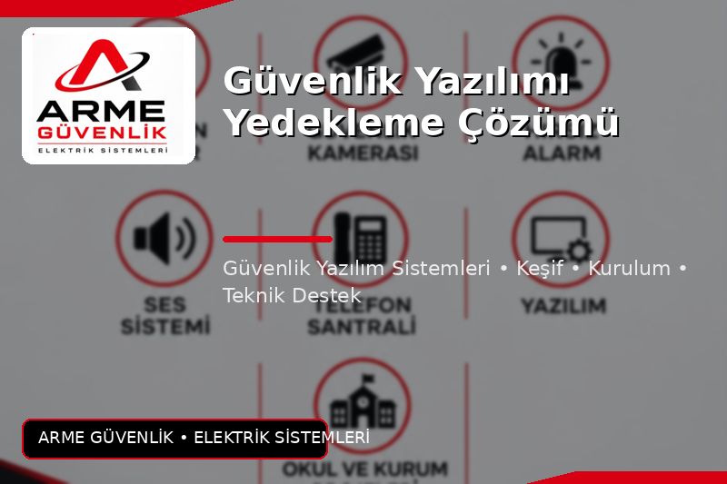 Güvenlik Yazılımı Yedekleme Çözümü