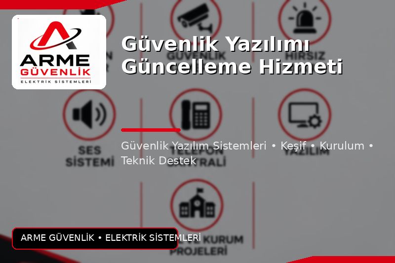 Güvenlik Yazılımı Güncelleme Hizmeti