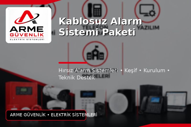 Kablosuz Alarm Sistemi Paketi