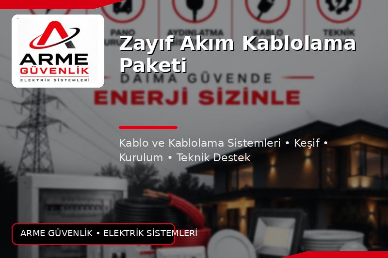 Zayıf Akım Kablolama Paketi
