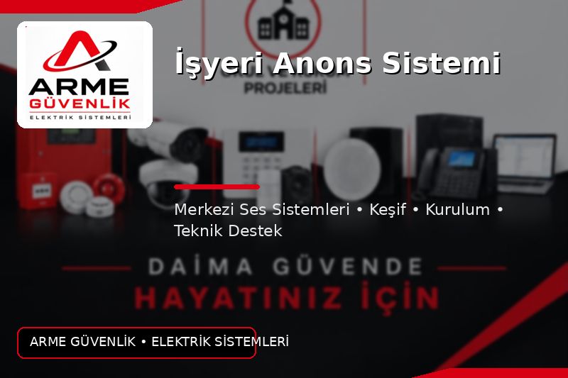 İşyeri Anons Sistemi