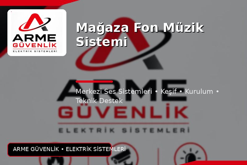 Mağaza Fon Müzik Sistemi