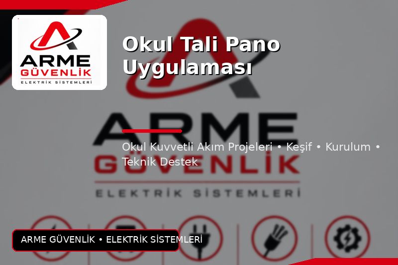 Okul Tali Pano Uygulaması