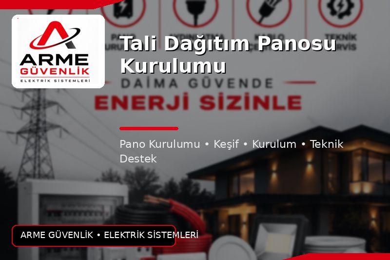 Tali Dağıtım Panosu Kurulumu