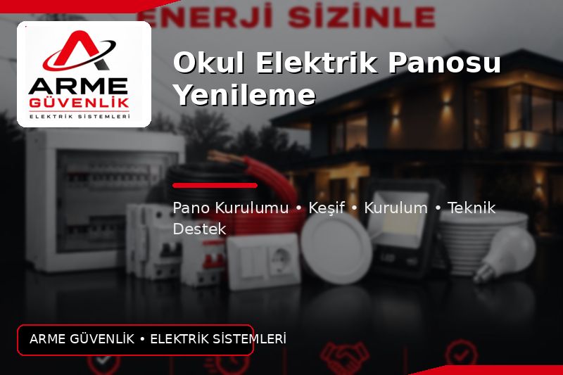 Okul Elektrik Panosu Yenileme